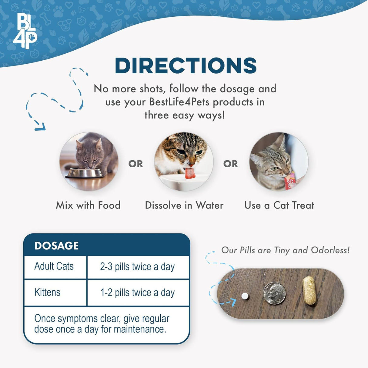 BestLife4Pets Cat Allergy Relief & Immune Support 400 Tabletas