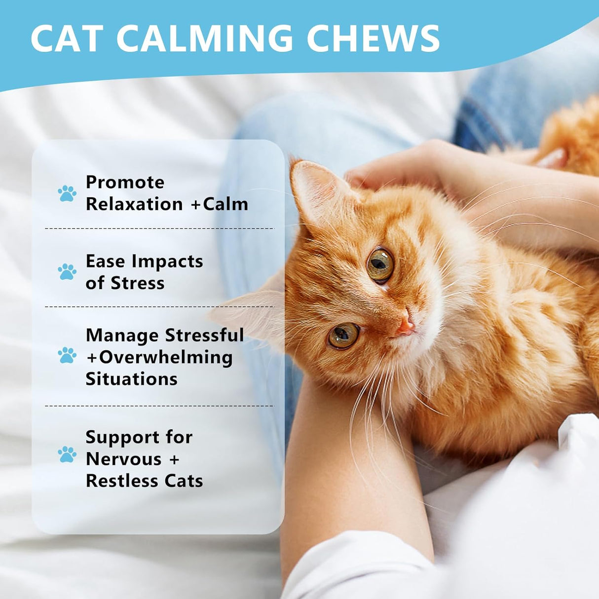 ColEaze Calming Chews for Cats 230 Masticables