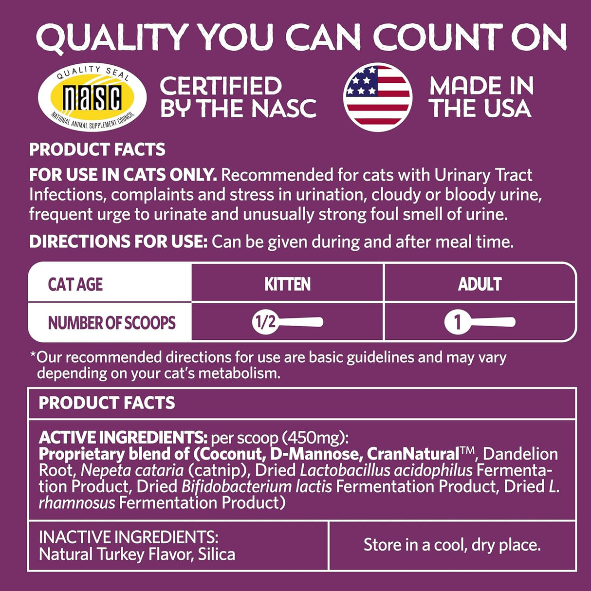 Meowbiotics Kitty P. Freely Cat Urinary Supplement 30 Day Supply