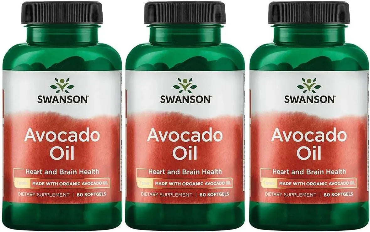SWANSON - Swanson Avocado Oil 60 Capsulas Blandas 3 Pack - The Red Vitamin MX - Suplementos Alimenticios - {{ shop.shopifyCountryName }}