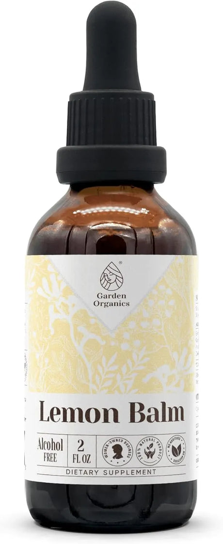 GARDEN ORGANICS - Garden Organics Lemon Balm Alcohol-Free Natural Tincture Extract 2 Fl.Oz. - The Red Vitamin MX - Suplementos Alimenticios - {{ shop.shopifyCountryName }}