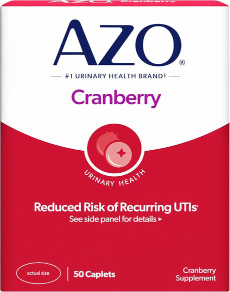 AZO - AZO Cranberry Urinary Tract Health 50 Tabletas - The Red Vitamin MX - Suplementos Alimenticios - {{ shop.shopifyCountryName }}