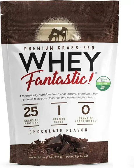 FANTASTIC NUTRITION - Fantastic Nutrition Natural Grass Fed Whey Protein Powder Chocolate 997Gr. - The Red Vitamin MX - Suplementos Alimenticios - {{ shop.shopifyCountryName }}