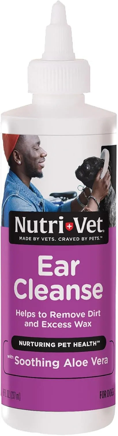 NUTRI-VET - Nutri-Vet Ear Cleanse for Dogs 8 Fl.Oz. - The Red Vitamin MX - Cuidado Del Oído De Perros - {{ shop.shopifyCountryName }}