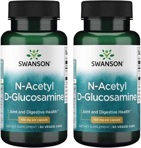 SWANSON - Swanson N-Acetyl D-Glucosamine N-A-G 750Mg. 60 Capsulas 2 Pack - The Red Vitamin MX - Suplementos Alimenticios - {{ shop.shopifyCountryName }}
