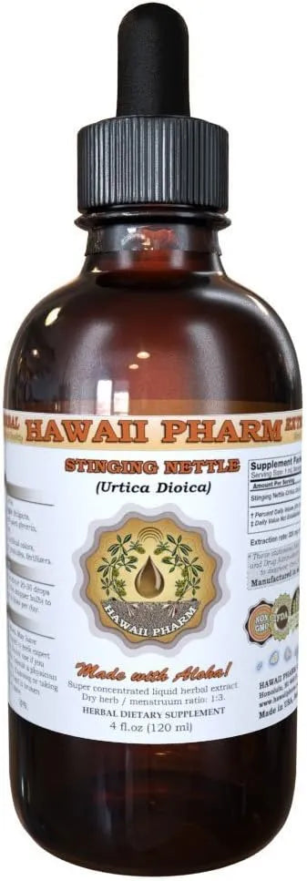 HAWAIIPHARM - Hawaii Pharm Stinging Nettle Alcohol-Free Liquid Extract 4 Fl.Oz. - The Red Vitamin MX - Suplementos Alimenticios - {{ shop.shopifyCountryName }}