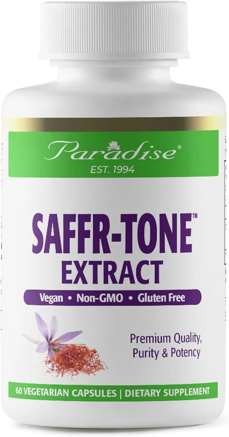 PARADISE HERBS - Paradise Herbs Saffr-Tone Saffron Extract 60 Capsulas - The Red Vitamin MX - Suplementos Alimenticios - {{ shop.shopifyCountryName }}