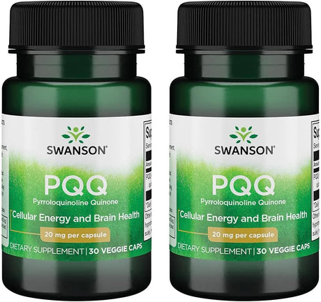SWANSON - Swanson Ultra PQQ Pyrroloquinoline Quinone 20Mg. 30 Capsulas 2 Pack - The Red Vitamin MX - Suplementos Alimenticios - {{ shop.shopifyCountryName }}