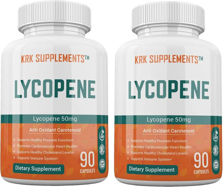 KRK SUPPLEMENTS - KRK SUPPLEMENTS Lycopene 50Mg. 90 Capsulas 2 Pack - The Red Vitamin MX - Suplementos Alimenticios - {{ shop.shopifyCountryName }}