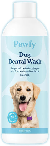 Pawfy Dog Breath Freshener with Specialized Dental Care Formula 8 Fl.Oz.