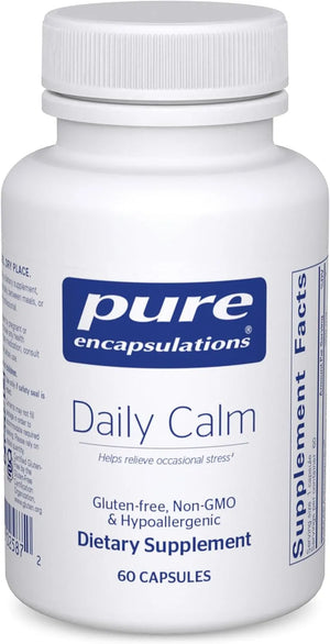 PURE ENCAPSULATIONS - Pure Encapsulations Daily Calm 60 Capsulas - The Red Vitamin MX - Suplementos Alimenticios - {{ shop.shopifyCountryName }}