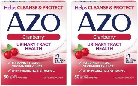 AZO - AZO Cranberry Urinary Tract Health 50 Tabletas 2 Pack - The Red Vitamin MX - Suplementos Alimenticios - {{ shop.shopifyCountryName }}
