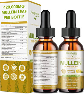 GREENPEOPLE - GreenPeople Mullein Leaf Extract Drops for Lungs 2 Fl.Oz. - The Red Vitamin MX - Suplementos Alimenticios - {{ shop.shopifyCountryName }}