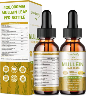 GREENPEOPLE - GreenPeople Mullein Leaf Extract Drops for Lungs 2 Fl.Oz. - The Red Vitamin MX - Suplementos Alimenticios - {{ shop.shopifyCountryName }}