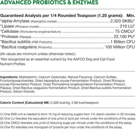 NATURVET - NaturVet Advanced Probiotics & Enzymes 454Gr. - The Red Vitamin MX - Probióticos Para Perros - {{ shop.shopifyCountryName }}