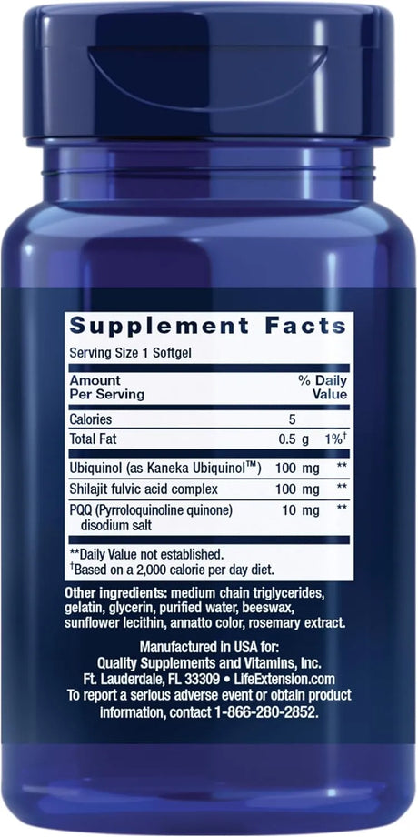 LIFE EXTENSION - Life Extension Super Ubiquinol CoQ10 with PQQ 30 Capsulas Blandas - The Red Vitamin MX - Suplementos Alimenticios - {{ shop.shopifyCountryName }}