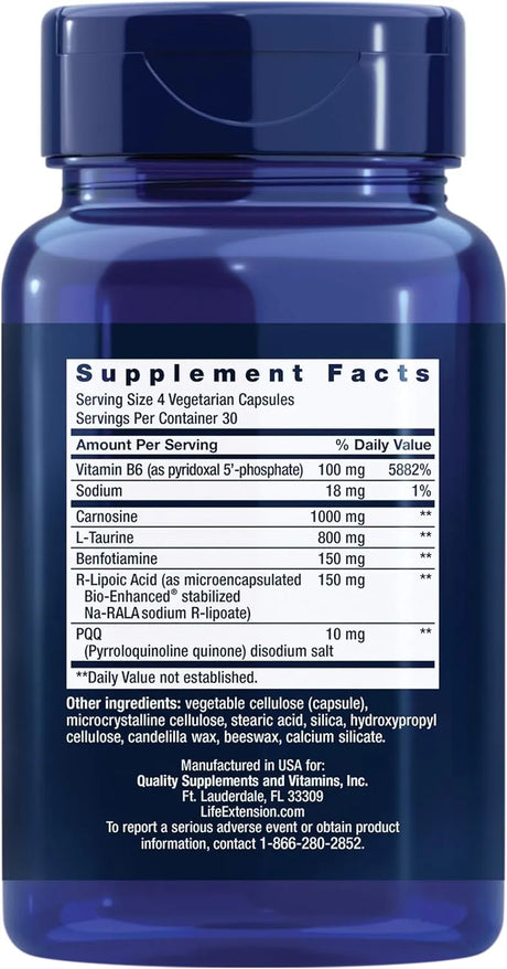 LIFE EXTENSION - Life Extension Mitochondrial Energy Optimizer with PQQ 120 Capsulas - The Red Vitamin MX - Suplementos Alimenticios - {{ shop.shopifyCountryName }}