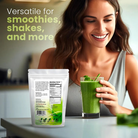 Z NATURAL FOODS - Z Natural Foods Organic Wheatgrass Powder 454Gr. - The Red Vitamin MX - Suplementos Alimenticios - {{ shop.shopifyCountryName }}