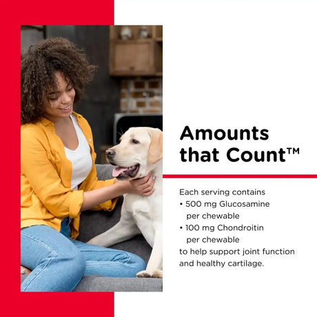 NUTRI-VET - Nutri-Vet Hip & Joint Chewable Dog Regular Strength 75 Tabletas Masticables - The Red Vitamin MX - Cuidado De Cadera Y Articulaciones Para Perros - {{ shop.shopifyCountryName }}