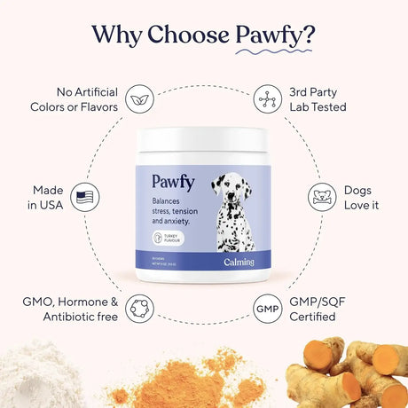 PAWFY - Pawfy Calming Chews for Dogs Turkey Treats 30 Masticables - The Red Vitamin MX - Relajantes Para Perros - {{ shop.shopifyCountryName }}