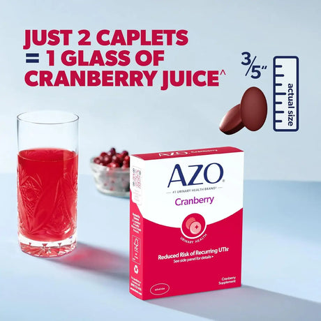 AZO - AZO Cranberry Urinary Tract Health 50 Tabletas - The Red Vitamin MX - Suplementos Alimenticios - {{ shop.shopifyCountryName }}