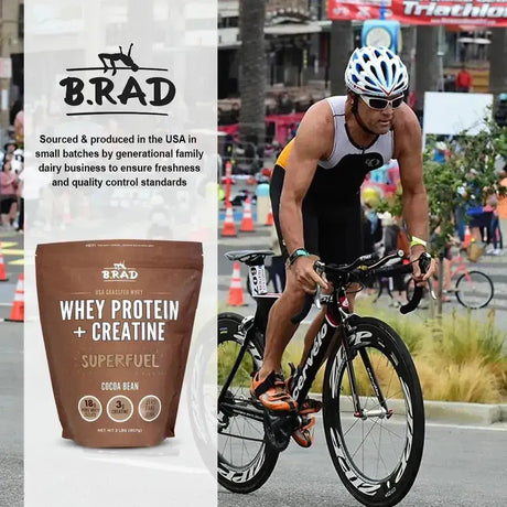 B.RAD - B.rad Grass Fed Whey Protein Isolate Powder with Creatine Cocoa Bean 907Gr. - The Red Vitamin MX - Suplementos Alimenticios - {{ shop.shopifyCountryName }}