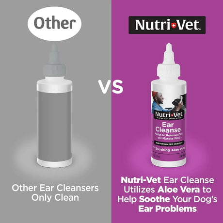 NUTRI-VET - Nutri-Vet Ear Cleanse for Dogs 8 Fl.Oz. - The Red Vitamin MX - Cuidado Del Oído De Perros - {{ shop.shopifyCountryName }}