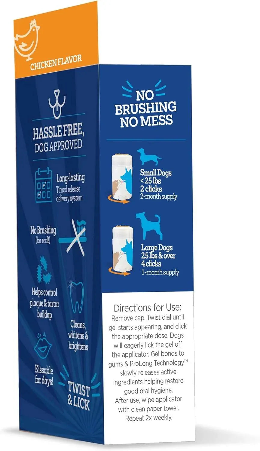 VETALITY - Vetality Twist + Lick Dental Treat for Dogs Chicken 1.83 Oz. - The Red Vitamin MX - Cuidado Dental Para Perros - {{ shop.shopifyCountryName }}