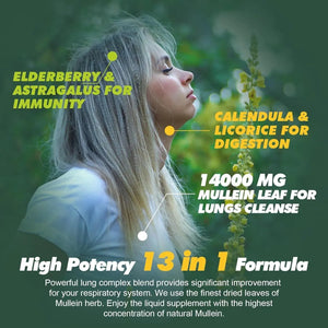 GREENPEOPLE - GreenPeople Mullein Leaf Extract Drops for Lungs 2 Fl.Oz. - The Red Vitamin MX - Suplementos Alimenticios - {{ shop.shopifyCountryName }}