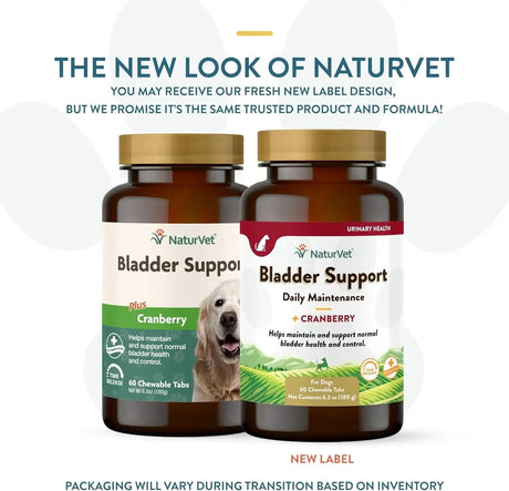 NATURVET - NaturVet Bladder Support for Dogs 60 Tabletas Masticables - The Red Vitamin MX - Salud De Tracto Urinario Para Perros - {{ shop.shopifyCountryName }}