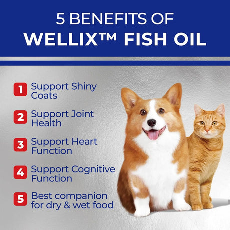 WELLIX - Wellix Omega 3 Fish Oil for Dogs 250Ml. - The Red Vitamin MX - Aceite De Pescado Para Perros - {{ shop.shopifyCountryName }}