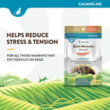 NaturVet Scoopables Quiet Moments Cat Calming Aid Salmon Flavored 157Gr.