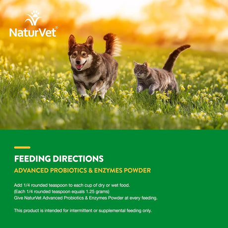 NATURVET - NaturVet Advanced Probiotics & Enzymes 454Gr. - The Red Vitamin MX - Probióticos Para Perros - {{ shop.shopifyCountryName }}
