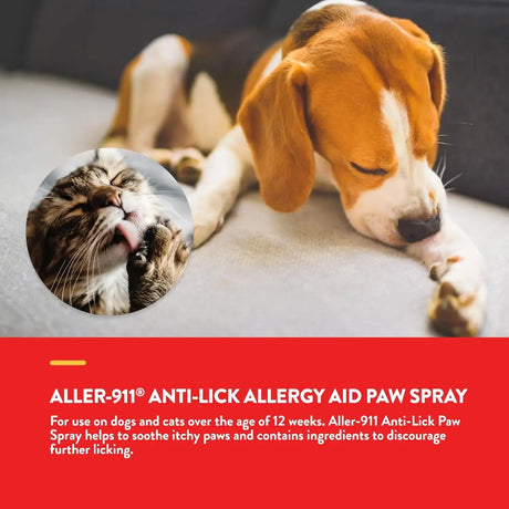 NATURVET - NaturVet Aller-911 Anti-Lick Paw Spray for Dogs & Cats 8 Fl.Oz. - The Red Vitamin MX - Remedios Para La Picazón De Perros - {{ shop.shopifyCountryName }}