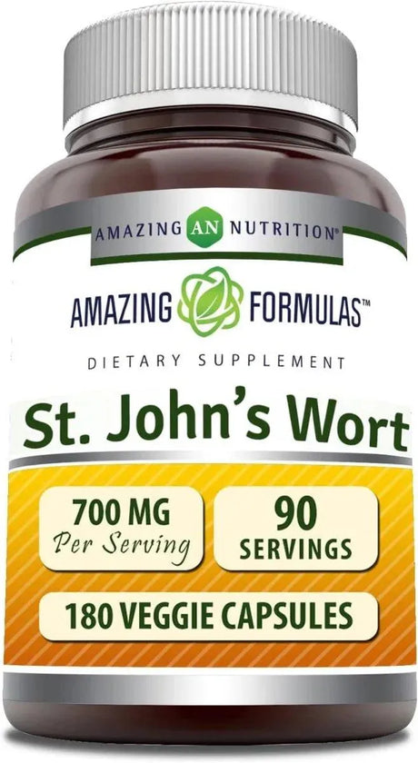 AMAZING FORMULAS - Amazing Formulas St. Johns Wort 700Mg. 180 Capsulas - The Red Vitamin MX - Suplementos Alimenticios - {{ shop.shopifyCountryName }}