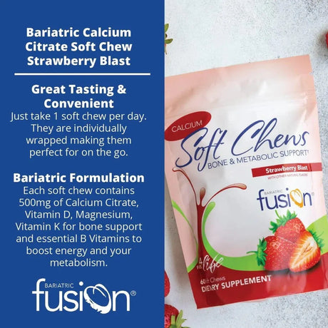 BARIATRIC FUSION - Bariatric Fusion Calcium Citrate & Energy Soft Chew 60 Masticables - The Red Vitamin MX - Suplementos Alimenticios - {{ shop.shopifyCountryName }}