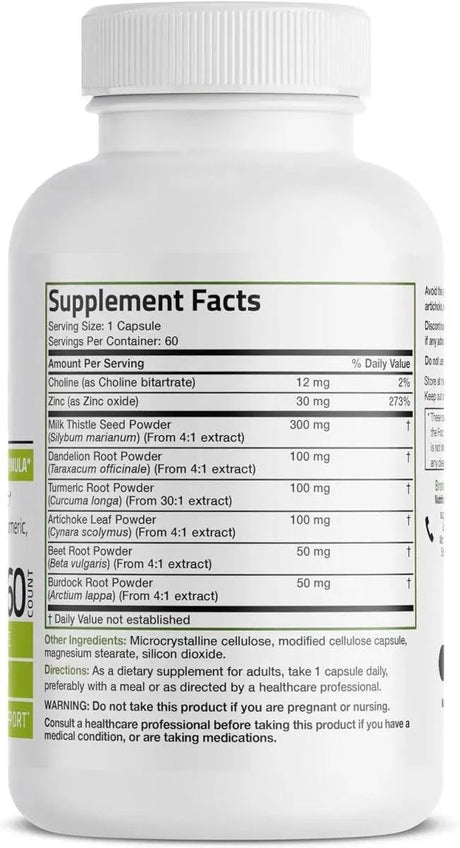 BRONSON - Bronson Liver Detox Advanced Detox & Cleansing Formula 60 Capsulas - The Red Vitamin MX - Suplementos Alimenticios - {{ shop.shopifyCountryName }}