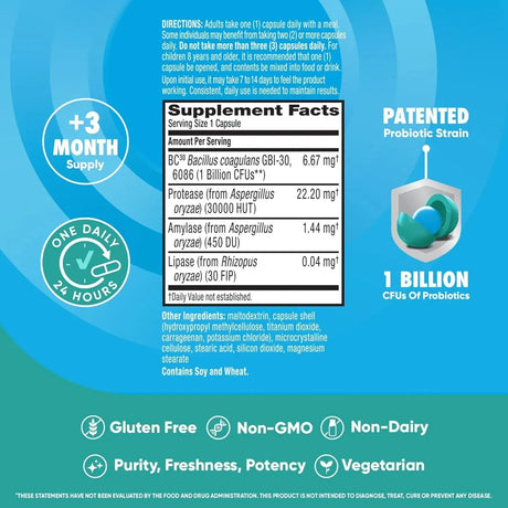 DIGESTIVE ADVANTAGE - Digestive Advantage IBS Probiotics For Women and Men 96 Capsulas - The Red Vitamin MX - Suplementos Alimenticios - {{ shop.shopifyCountryName }}