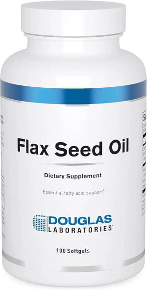 DOUGLAS LABORATORIES - Douglas Laboratories Flax Seed Oil 100 Capsulas Blandas - The Red Vitamin MX - Suplementos Alimenticios - {{ shop.shopifyCountryName }}