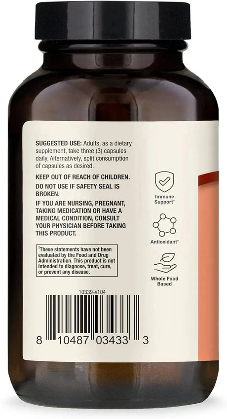 DR MERCOLA - Dr. Mercola Organic Vitamin C Acerola Cherry 270 Capsulas - The Red Vitamin MX - Suplementos Alimenticios - {{ shop.shopifyCountryName }}