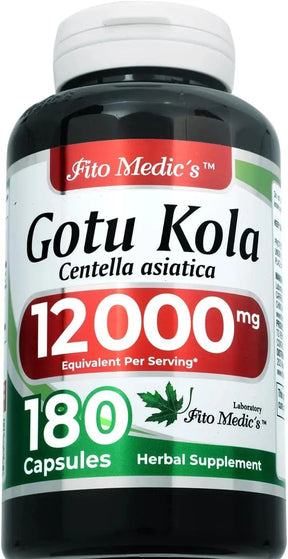 FITO MEDIC´S - FITO MEDIC'S Lab Gotu Kola 1200Mg. 180 Capsulas - The Red Vitamin MX - Suplementos Alimenticios - {{ shop.shopifyCountryName }}