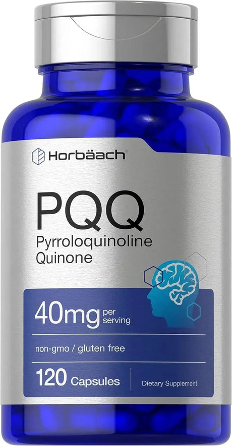 HORBAACH - Horbaach PQQ Pyrroloquinoline Quinone 40Mg. 120 Capsulas - The Red Vitamin MX - Suplementos Alimenticios - {{ shop.shopifyCountryName }}