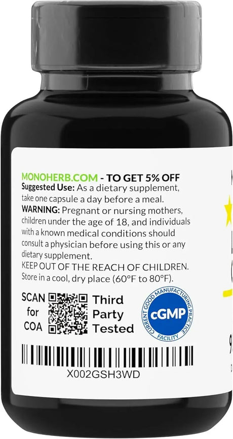 MONOHERB - Monoherb Lithium Orotate 20Mg. 90 Capsulas - The Red Vitamin MX - Suplementos Alimenticios - {{ shop.shopifyCountryName }}