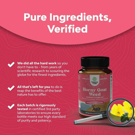 NATURES CRAFT - Natures Craft Horny Goat Weed for Women Complex 90 Capsulas - The Red Vitamin MX - Suplementos Alimenticios - {{ shop.shopifyCountryName }}
