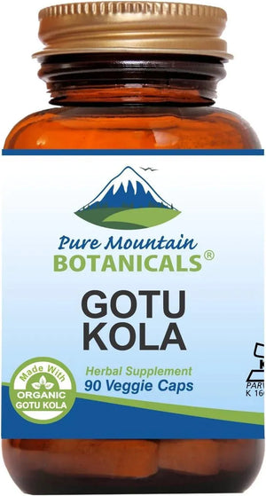 PURE MOUNTAIN BOTANICALS - Pure Mountain Botanicals Gotu Kola 90 Capsulas - The Red Vitamin MX - Suplementos Alimenticios - {{ shop.shopifyCountryName }}