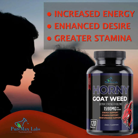 PUREMAX LABS - PureMax Labs Horny Goat Weed Extra Strength 120 Capsulas - The Red Vitamin MX - Suplementos Alimenticios - {{ shop.shopifyCountryName }}