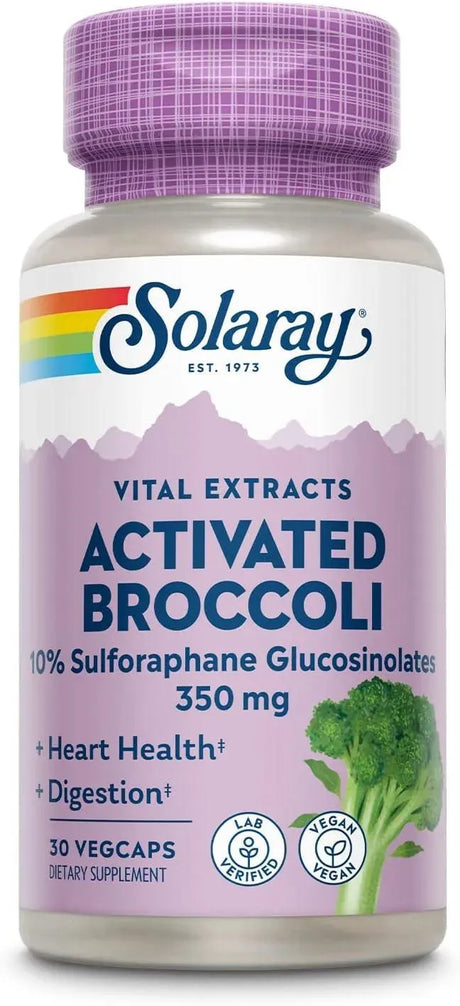 SOLARAY - SOLARAY Activated Broccoli Sulforaphane Glucosinolates 30 Capsulas - The Red Vitamin MX - Suplementos Alimenticios - {{ shop.shopifyCountryName }}