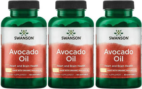 SWANSON - Swanson Avocado Oil 60 Capsulas Blandas 3 Pack - The Red Vitamin MX - Suplementos Alimenticios - {{ shop.shopifyCountryName }}