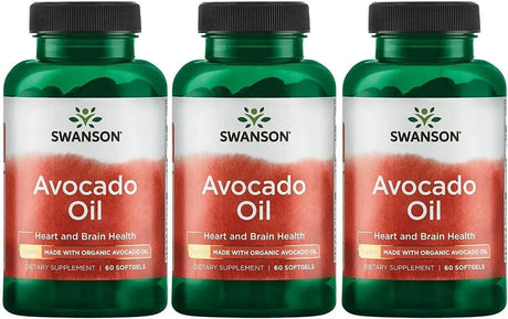 SWANSON - Swanson Avocado Oil 60 Capsulas Blandas 3 Pack - The Red Vitamin MX - Suplementos Alimenticios - {{ shop.shopifyCountryName }}