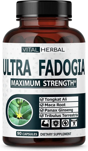 VITAL HERBAL - Vital Herbal Ultra Fadogia Agrestis 10:1 Extract Tongkat Ali 9570Mg. 90 Capsulas - The Red Vitamin MX - Suplementos Alimenticios - {{ shop.shopifyCountryName }}